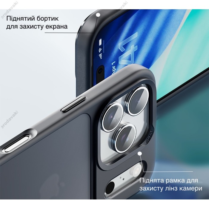 Чохол ROCK Guard Touch Protection Case для iPhone 17 Pro Black