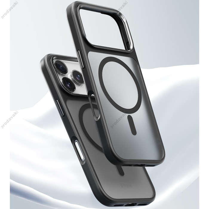 Чохол ROCK Guard Touch Magnetic Protection Case (Metal Lens Frame) для iPhone 17 Black