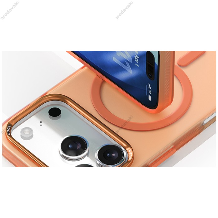 Чохол ROCK InShare Matte Magnetic Protection Case для iPhone 17 Pro Orange