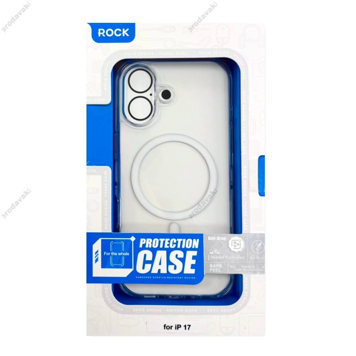 Чохол Rock Crystal Shield Transparent Magnetic Protection Case для iPhone 17