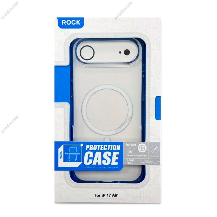 Чохол Rock Crystal Shield Transparent Magnetic Protection Case для iPhone 17 Air