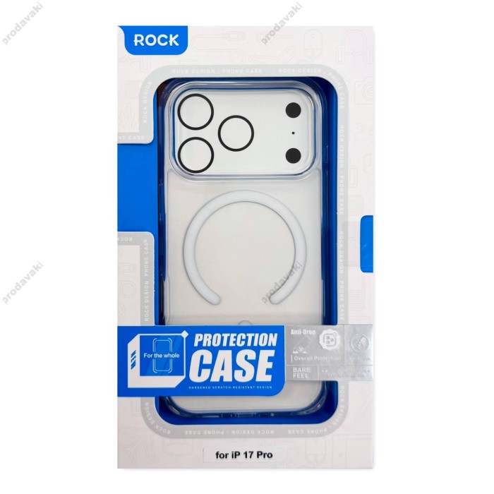 Чохол Rock Crystal Shield Transparent Magnetic Protection Case для iPhone 18 Pro