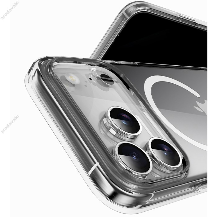 Чохол Rock Crystal Shield Transparent Magnetic Protection Case для iPhone 17 Air