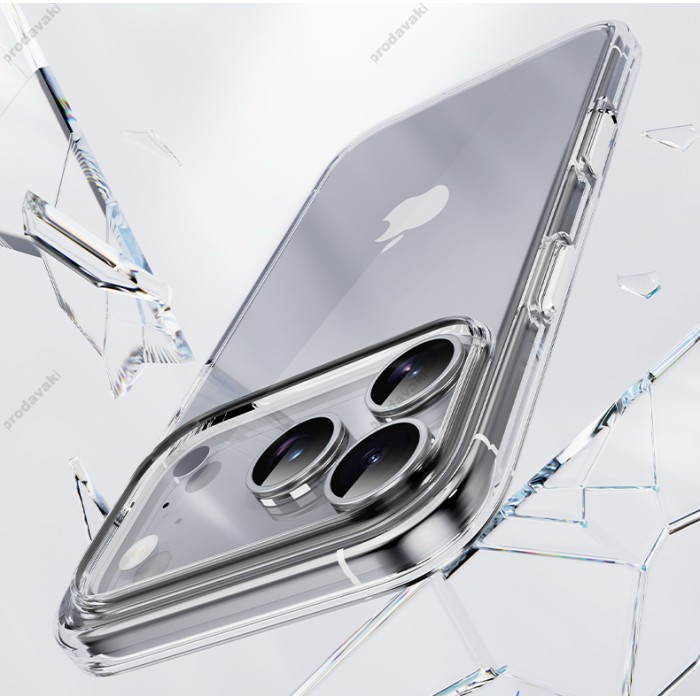 Чохол Rock Crystal Shield Transparent Protection Case для iPhone 17 Pro Max