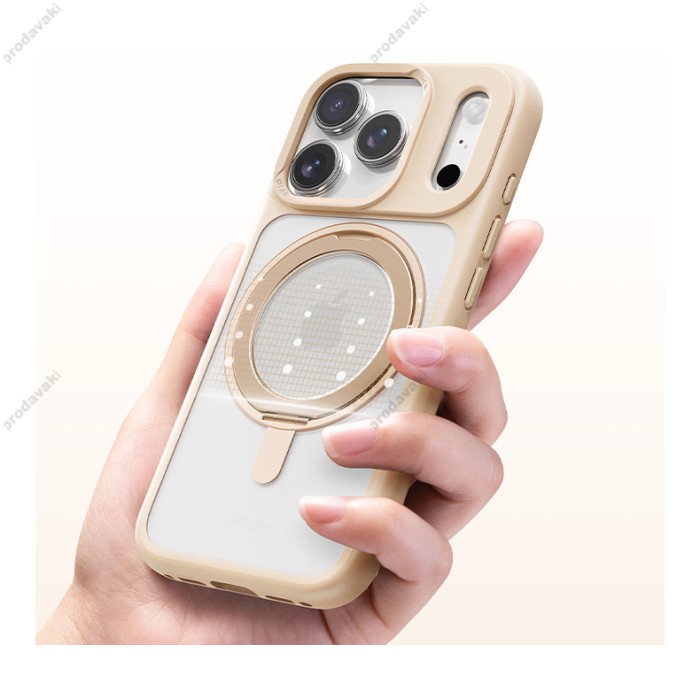 Чохол ROCK Rotating Guard Touch Magnetic Protection Case with Stand для iPhone 18 Pro Orange
