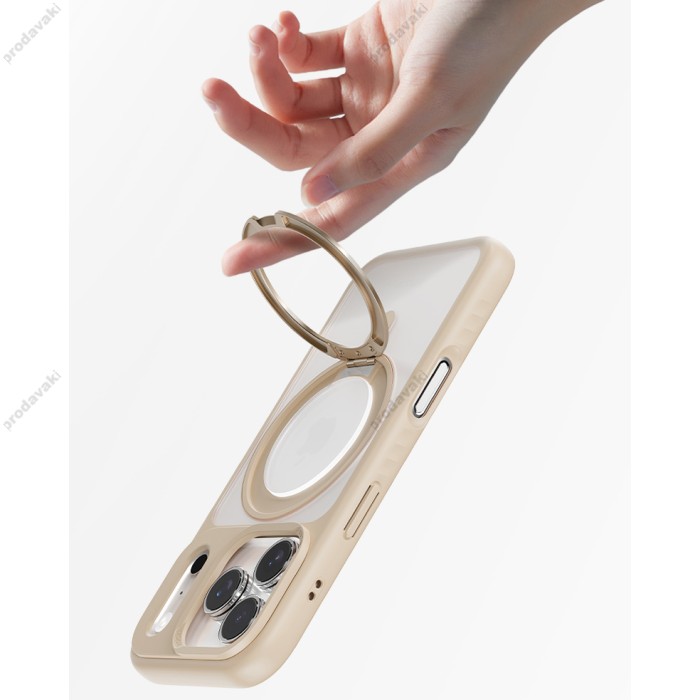 Чохол ROCK Rotating Guard Touch Magnetic Protection Case with Stand для iPhone 18 Pro Orange