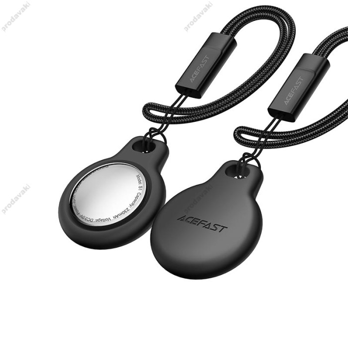 Пошуковий трекер ACEFAST S1 button type positioning device single IOS Black