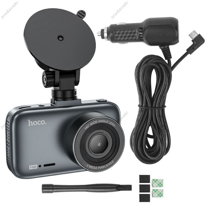 Відеореєстратор HOCO DV5 Driving recorder with 3-inch display Grey