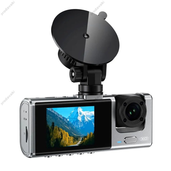 Відеореєстратор XO XJ03 Front and Rear Dual Camera Car Recorder 1080p Black