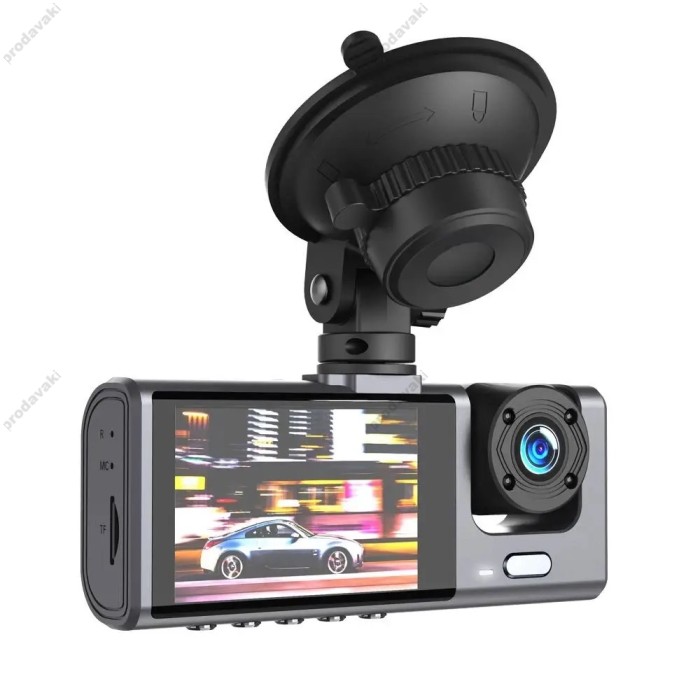 Відеореєстратор XO XJ03 Front and Rear Dual Camera Car Recorder 1080p Black