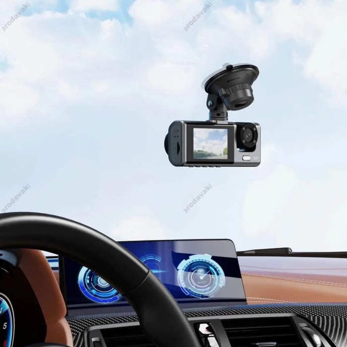 Відеореєстратор XO XJ03 Front and Rear Dual Camera Car Recorder 1080p Black