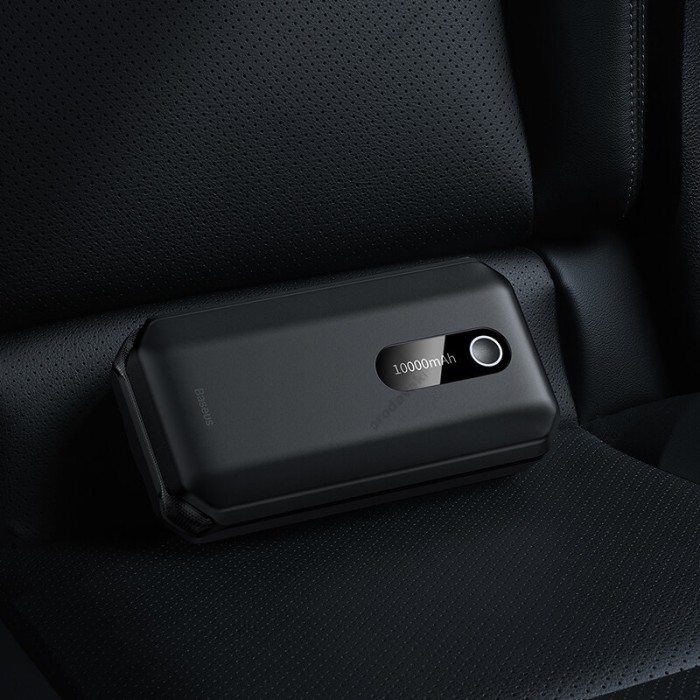 Пусковий зарядний пристрій бустер Baseus Super Energy Air Car Jump Starter піковий 1000A 10000mAh Black (CGNL020101)