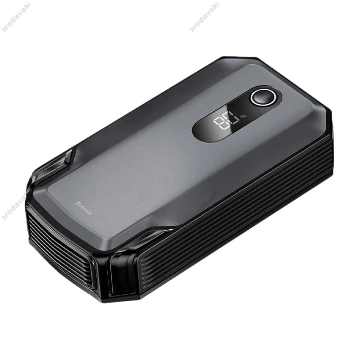 Пусковий зарядний пристрій бустер Baseus Super Energy Max Car Jump Starter піковий 2000A 20000 mAh Black (CGNL020001)