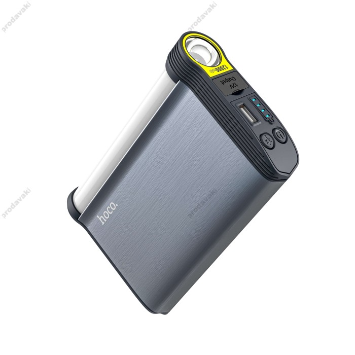 Пусковий зарядний пристрій бустер Hoco DB14 car lighting Emergency Start Power Supply піковий 450A 12000 mAh Grey