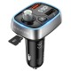 FM - трансмітер BOROFONE BC32 Sunlight QC3.0 2USB/2,4A/18W Black