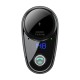 FM - трансмітер Baseus S-06 Lokomotive Car Bluetooth MP3 Player Black (CCHC000001)