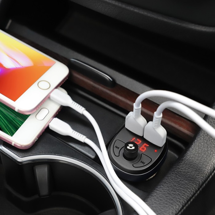 FM - трансмітер Hoco E41 with Bluetooth Black