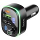 FM - трансмітер HOCO E62 Fast car BT FM 20W/3A QC/PD Black