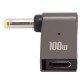 Переходник для питания ноутбука на USB C To DC (4.0x1.7 mm) 100W