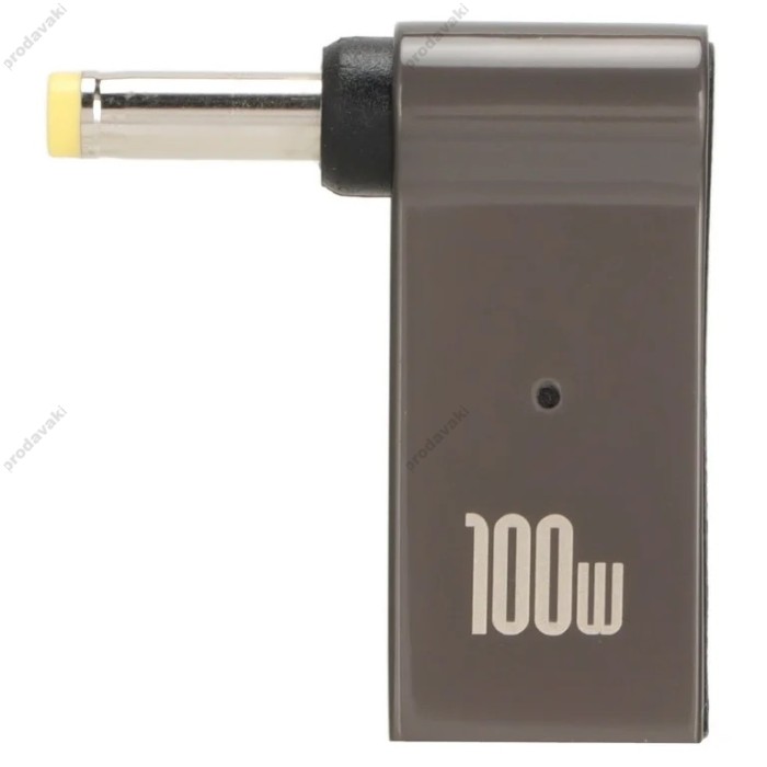 Переходник для питания ноутбука на USB C To DC (4.0x1.7 mm) 100W