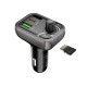 FM - трансмітер BOROFONE BC38 Flash Energy car PD20W+QC3.0 2USB Black