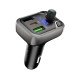 FM - трансмітер BOROFONE BC38 Flash Energy car PD20W+QC3.0 2USB Black