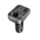 FM - трансмітер BOROFONE BC38 Flash Energy car PD20W+QC3.0 2USB Black