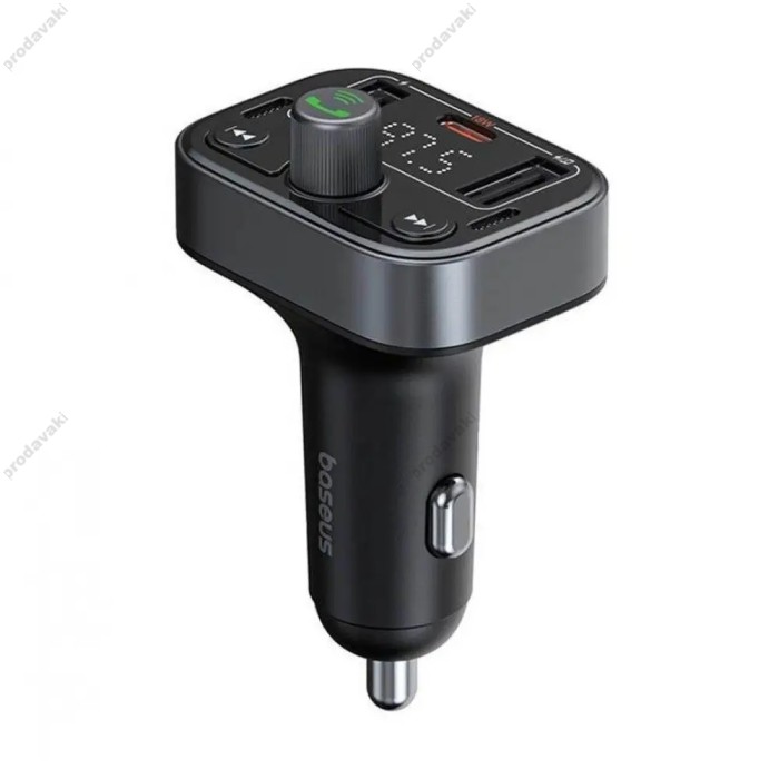 FM - трансмітер Baseus S-09 Pro Series Car FM Transmitter BT5.3 Cluster Black C10762200113-00
