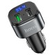 FM - трансмітер HOCO E67 Fighter with Bluetooth transmitter 2USB QC3.0 BT5.0 Black