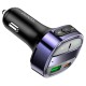 FM - трансмітер HOCO E70 with Bluetooth PD30W QC3.0 BT5.0 Блакитний