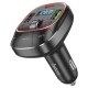 FM-трансмітер HOCO E76 Pole with Bluetooth PD45W QC3.0 Black