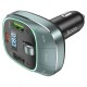 FM - трансмітер HOCO E76 Pole with Bluetooth PD45W QC3.0 Space black