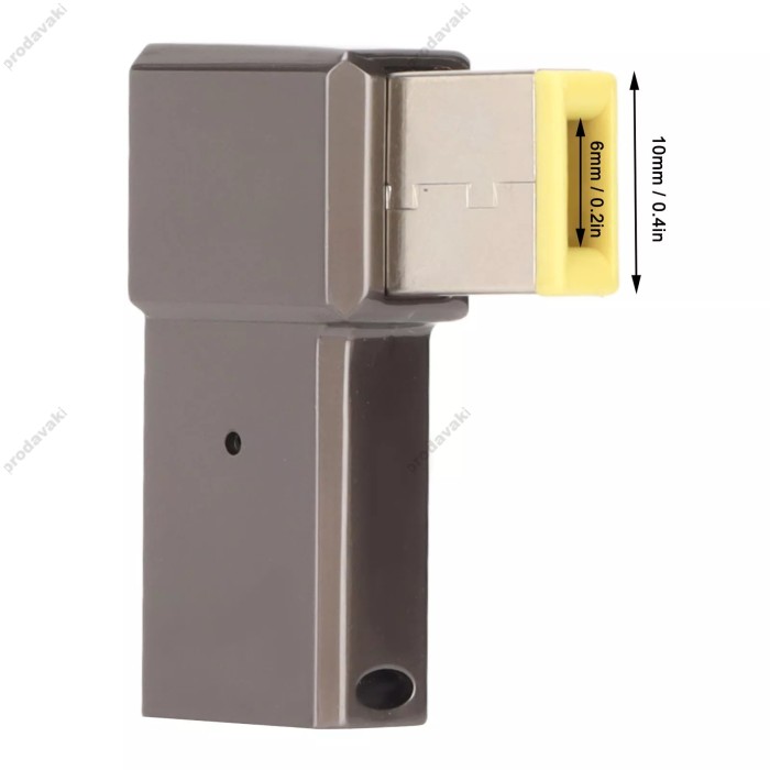 Переходник для питания ноутбука на Lenovo Square Type-C на DC 10x6 мм 100W