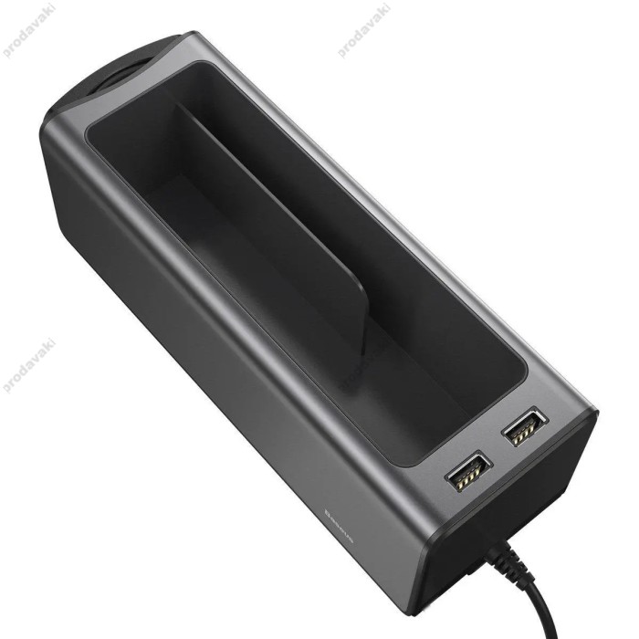 Автомобільний органайзер Baseus Deluxe Metal Armrest Console Black CRCWH-A01