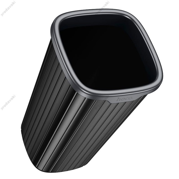 Автомобільний контейнер для сміття HOCO ZP12 Flash car trash can 800 ml Black
