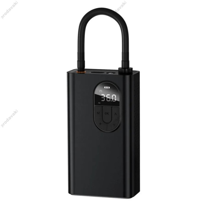 Автомобільний компресор насос Baseus Energy Source Inflator Pump 7500 mAh Black (CRNL040001)