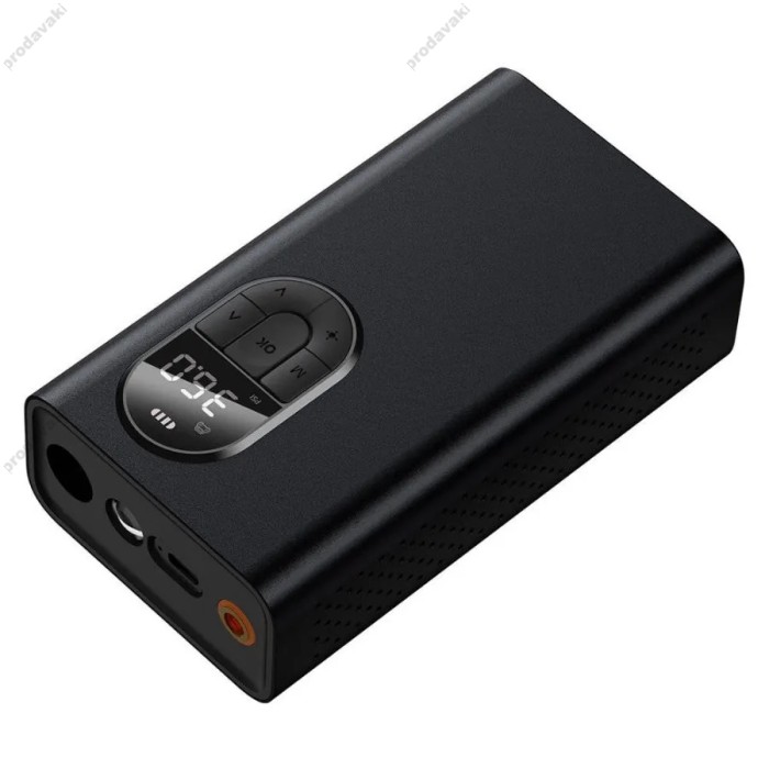 Автомобільний компресор насос Baseus Energy Source Inflator Pump 7500 mAh Black (CRNL040001)