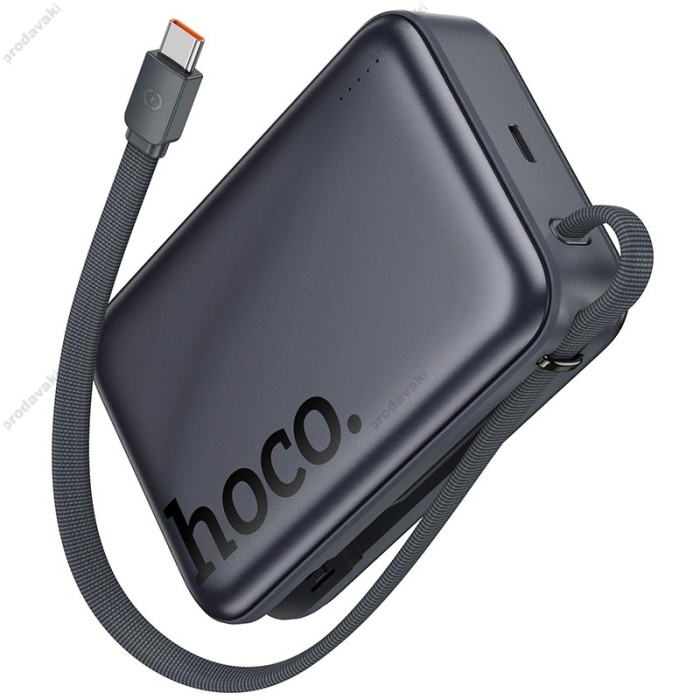 Повербанк портативний акумулятор Power bank Hoco Q44A MagSafe Origen dual magnetic PD 45W 20000 mAh Grey