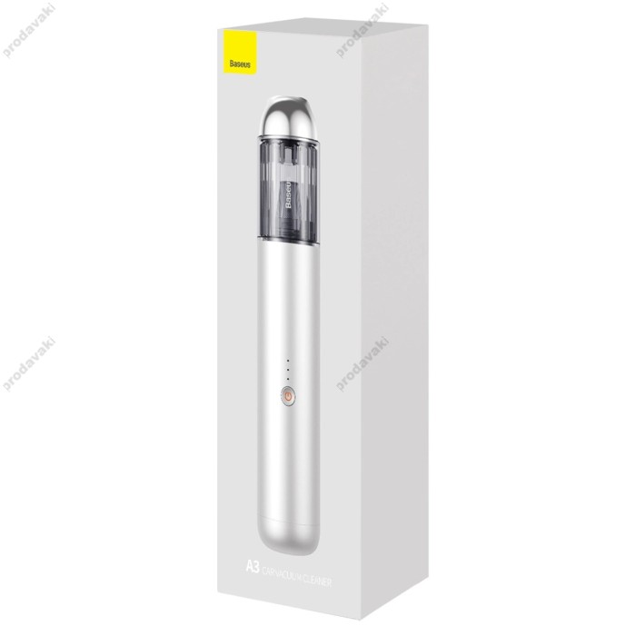 Портативний автомобільний пилосос BASEUS Car Vacuum Cleaner A3 135 Вт Silver CRXCQA3-0S