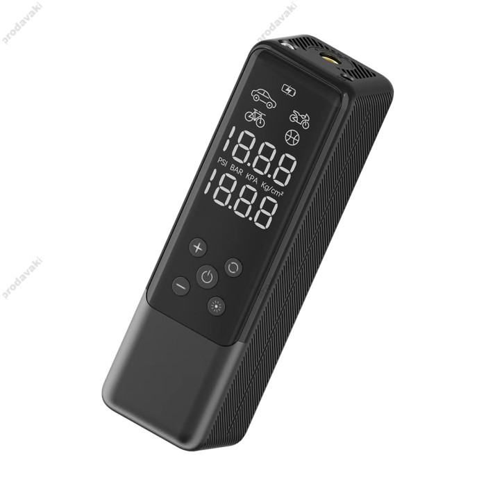 Автомобільний компресор насос Wiwu Wi-Ai001 Multimode Car Inflator Pump 4000 mAh Black