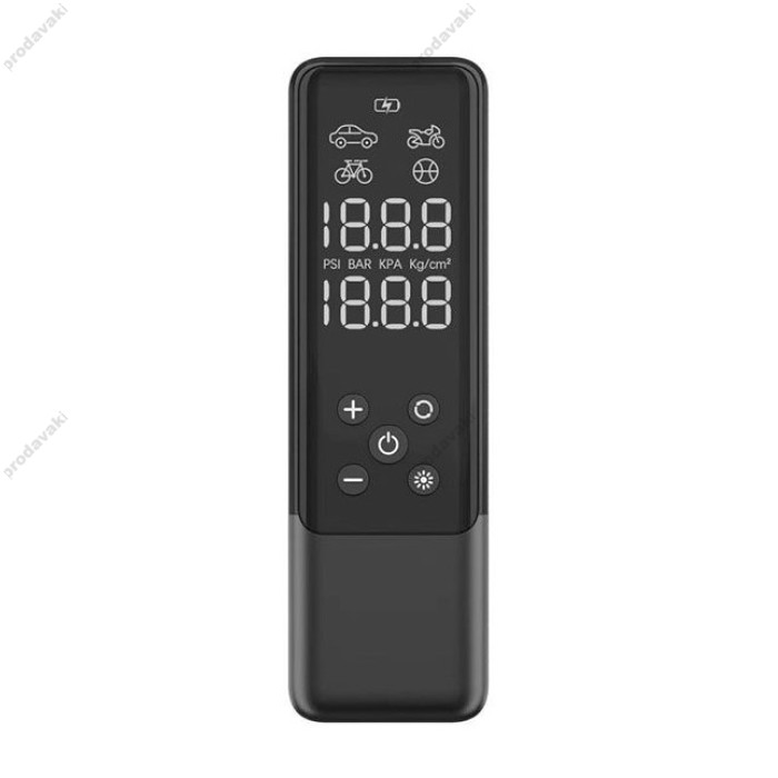 Автомобільний компресор насос Wiwu Wi-Ai001 Multimode Car Inflator Pump 4000 mAh Black