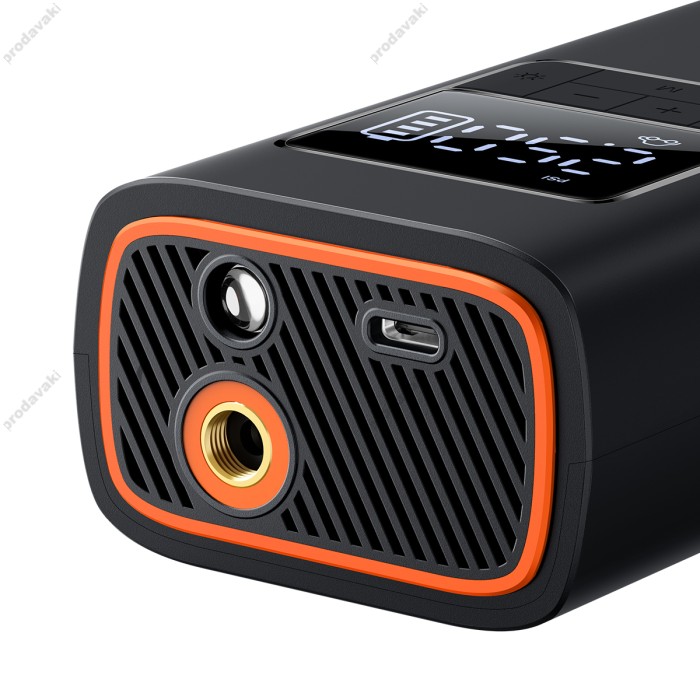 Автомобільний компресор насос Baseus SuperMini Pro Series Wireless Car Inflator 4000 mAh Black C11159300111-00