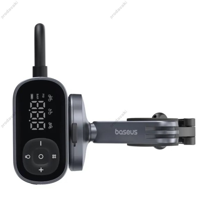 Bелосипедний компресор насос Baseus PrimeTrip Series Portable Bike Pump 1750 mAh Black C11169000121-00