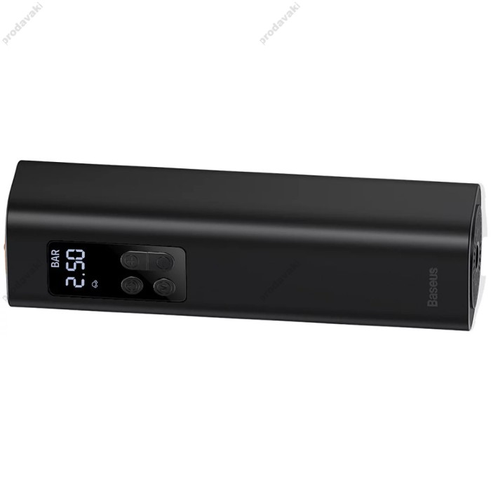 Автомобільний компресор насос Baseus Super Mini Inflator Pump Black (CRCQ000001)
