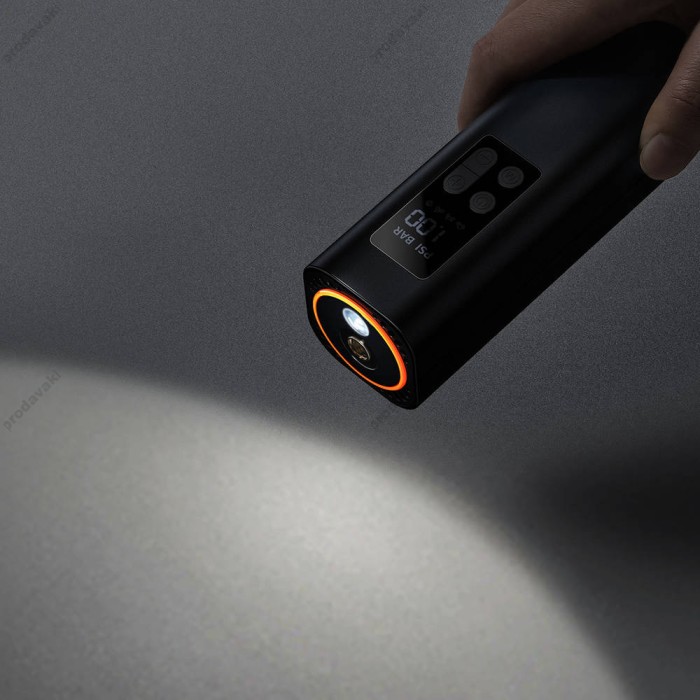 Автомобільний компресор насос Baseus Super Mini Inflator Pump Black (CRCQ000001)