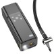 Автомобільний компресор насос Hoco ZP7 Maddy portable smart air pump 5000 mAh Black