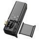 Автомобільний компресор насос Hoco ZP7 Maddy portable smart air pump 5000 mAh Black
