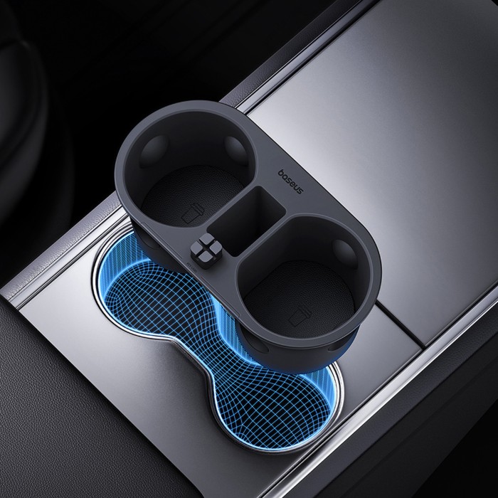 Підсклянник в автомобіль Tesla Baseus T-Space Series Cup Holder Grey C20251303821-00