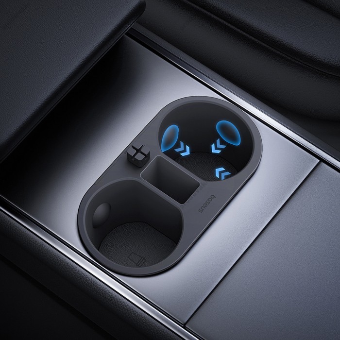 Підсклянник в автомобіль Tesla Baseus T-Space Series Cup Holder Grey C20251303821-00