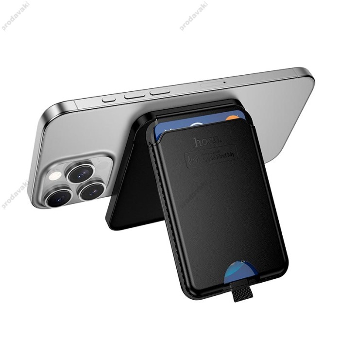Пошуковий трекер HOCO E91I Tiger smart anti-lost magnetic card holder IOS Black